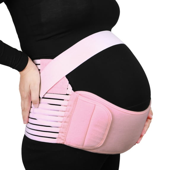 Unique Bargains Maternity Support Belt Pregnant Women Abdominal Support Waist Belly Band Back Brace M