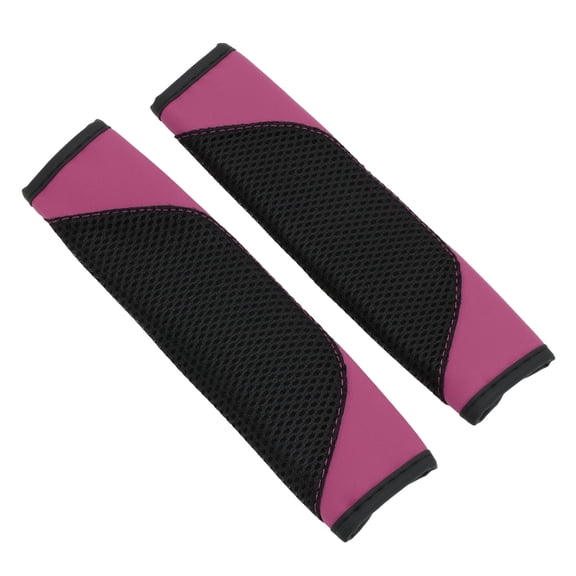 Unique Bargains Pink Seat Belt Cover Pad 22cm Seatbelt Strap Cushion Shoulder Padding 2 Pcs