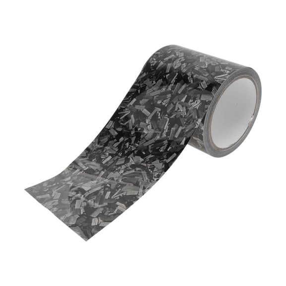 Unique Bargains Pinstripe Tape 10x900cm Forged Texture Car Stripes Pinstripe Decals for Car Motorcycle and Boat Racing Stripes DIY Stickers Black Silver Tone 1Pc