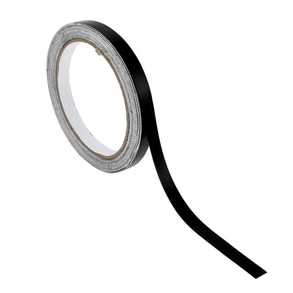 Unique Bargains Pinstripe Tape 15mmx10m Car Stripes Pinstripe Decals for Car Motorcycle and Boat Racing Stripes DIY Stickers Matte Black 1 Pcs