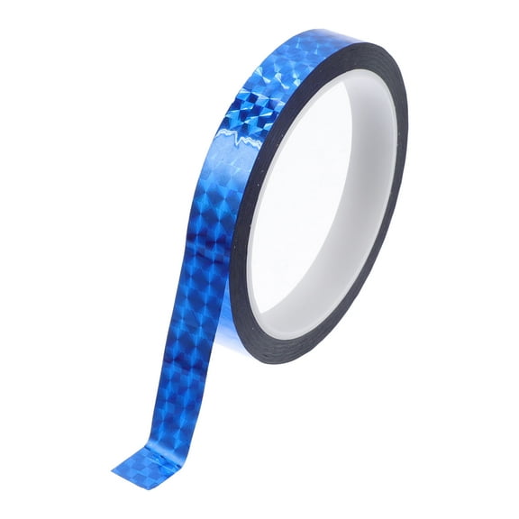 Unique Bargains Pinstripe Tape 164.04ft x 0.59" Car Stripes Pinstripe Decals for Car, Motorcycle and Boat, Racing Stripes DIY Stickers Laser Blue 1 Pc