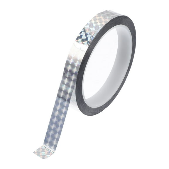 Unique Bargains Pinstripe Tape 164.04ft x 0.59" Car Stripes Pinstripe Decals for Car, Motorcycle and Boat, Racing Stripes DIY Stickers Laser Silver 1 Pc