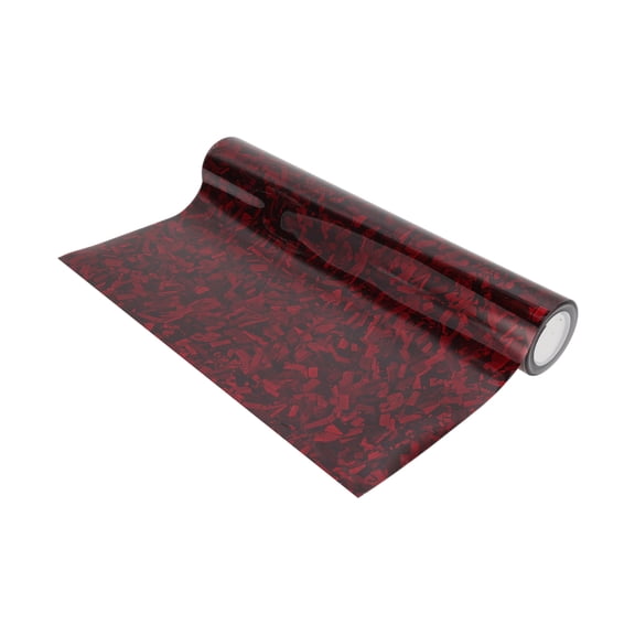 Unique Bargains Pinstripe Tape 30x300cm Forged Texture Car Stripes Pinstripe Decals for Car Motorcycle and Boat Racing Stripes DIY Stickers Red Silver Tone 1 Pc