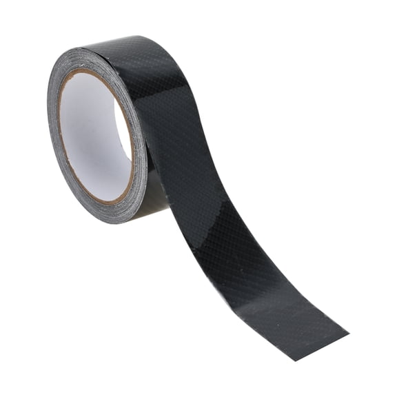 Unique Bargains Pinstripe Tape 40mmx10m 5D Small Check Pattern Car Stripes Pinstripe Decals for Car Motorcycle and Boat Racing Stripes DIY Stickers Black 1 Pc