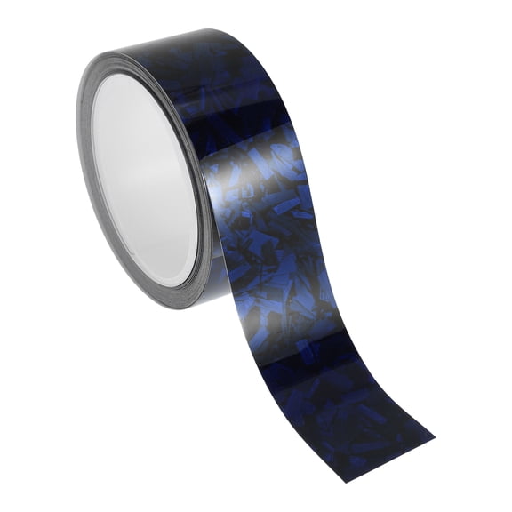 Unique Bargains Pinstripe Tape 40mmx8.5m Forging Pattern Car Stripes Pinstripe Decals for Car Motorcycle and Boat Racing Stripes DIY Stickers Blue 1 Pcs