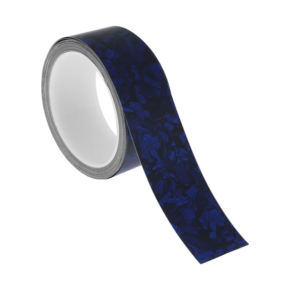 Unique Bargains Pinstripe Tape 40mmx8.5m Forging Pattern Car Stripes Pinstripe Decals for Car Motorcycle and Boat Racing Stripes DIY Stickers Matte Blue 1 Pcs