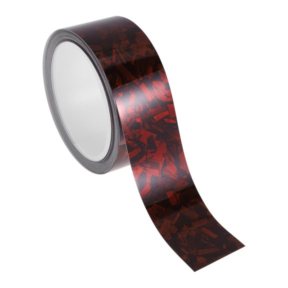 Unique Bargains Pinstripe Tape 40mmx8.5m Forging Pattern Car Stripes Pinstripe Decals for Car Motorcycle and Boat Racing Stripes DIY Stickers Red 1 Pcs