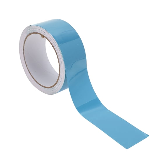 Unique Bargains Pinstripe Tape 50mmx10m Car Stripes Pinstripe Decals for Car Motorcycle and Boat Racing Stripes DIY Stickers Glossy Light Blue 1 Pcs