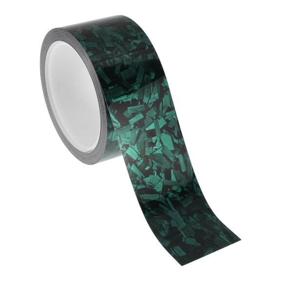 Unique Bargains Pinstripe Tape 50mmx8.5m Forging Pattern Car Stripes Pinstripe Decals for Car Motorcycle and Boat Racing Stripes DIY Stickers Green 1 Pcs