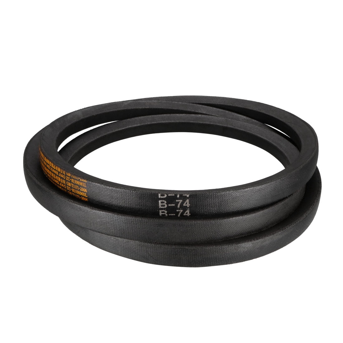 Unique Bargains Pitch Length B-Section Rubber Drive Belt 74"