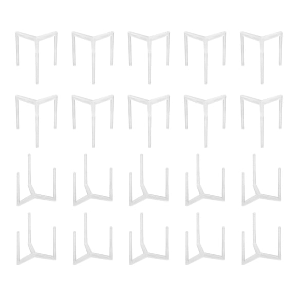 Unique Bargains Pizza Saver Stand, 100pack Plastic Tripod Stack for Pizza Boxes, Catering Boxes, Restaurant Container(White)