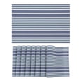 thumbnail image 1 of Unique Bargains Place Mat Set of 8 Placemats for Kitchen Table Decor Blue, 1 of 7