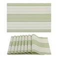 thumbnail image 1 of Unique Bargains Place Mat Set of 8 Placemats for Kitchen Table Decor Green, 1 of 7