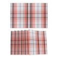 thumbnail image 1 of Unique Bargains Placemats Set of 6 Placemats for Kitchen Dining Table Washable Red, 1 of 7