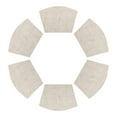 thumbnail image 1 of Unique Bargains Placemats Set of 6 Solid Placemats Wipeable Table Mat Khaki 17x11.5Inch, 1 of 7