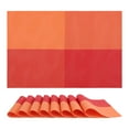 thumbnail image 1 of Unique Bargains Placemats for Kitchen Table Heat Resistant Table Placemats Orange, 1 of 7