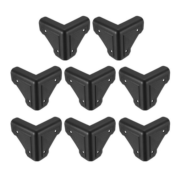 Unique Bargains Plactic Box Corner Protectors Edge Guard Protector 78 x 78 x 73mm 8Pcs