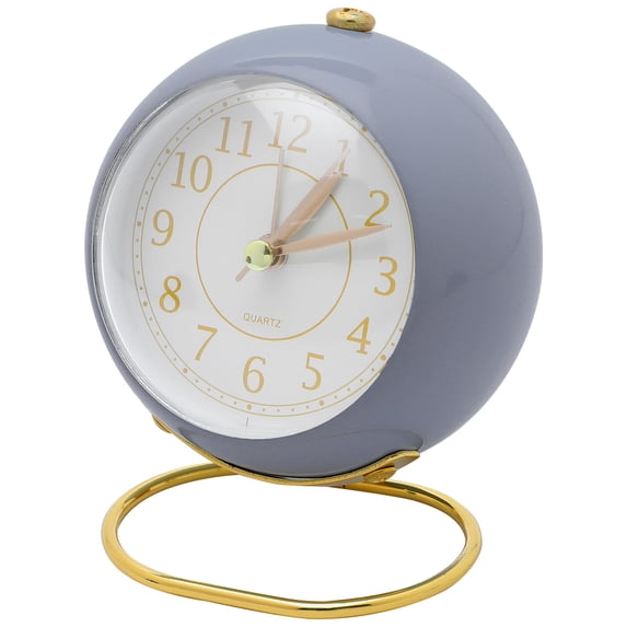 Unique Bargains Planet Design Non-Tick Alarm Clock Purple 4.1"L x 2.5"W x 3.5"H