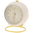 thumbnail image 1 of Unique Bargains Planet Design Non-Tick Alarm Clock White 4.1"L x 2.5"W x 3.5"H, 1 of 5