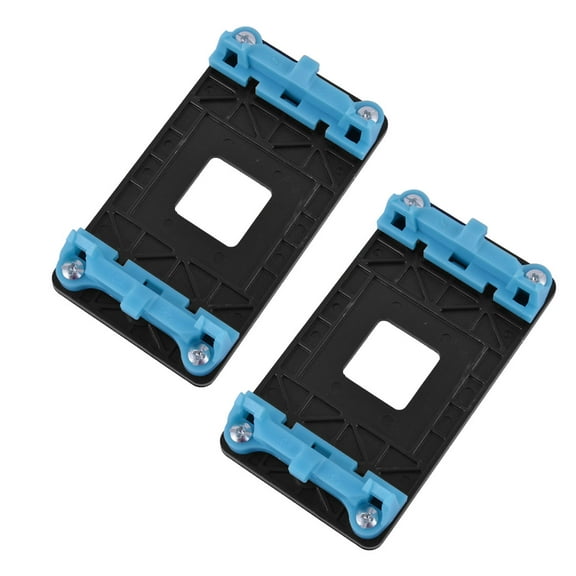 Unique Bargains Plastic AMD AM2 AM2+ AM3 AM3+ FM1 Socket CPU Fan Bracket Base Computer Cooling Blue 2pcs