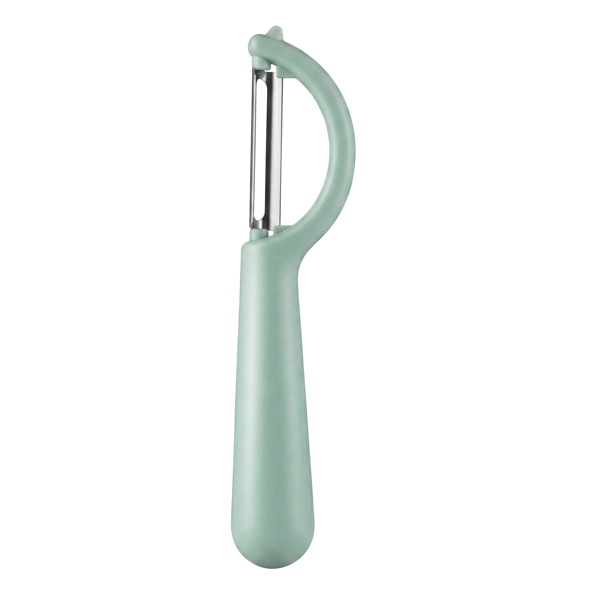 Unique Bargains Plastic Apple and Potato Peeler with Ergonomic Handle Blue 6.5x1.4 inch