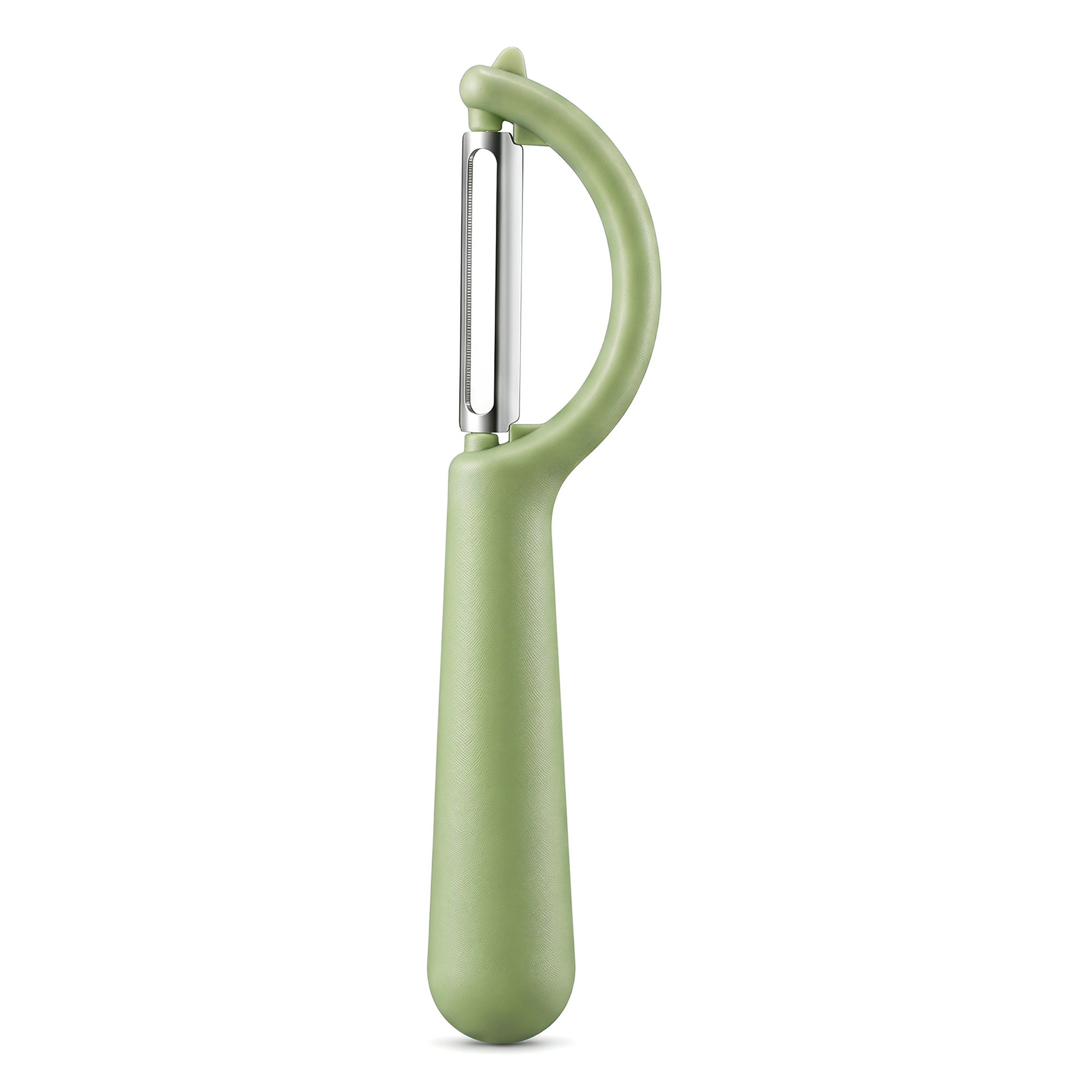 Unique Bargains Plastic Apple and Potato Peeler with Ergonomic Handle Green 6.5x1.4 inch