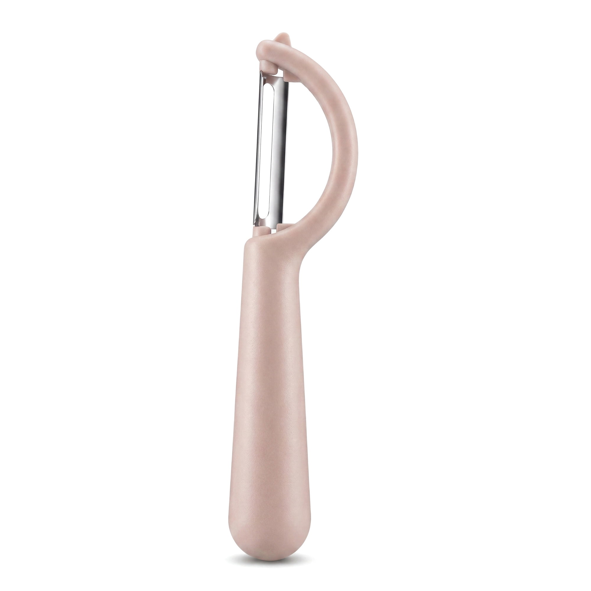 Unique Bargains Plastic Apple and Potato Peeler with Ergonomic Handle Khaki 6.5x1.4 inch