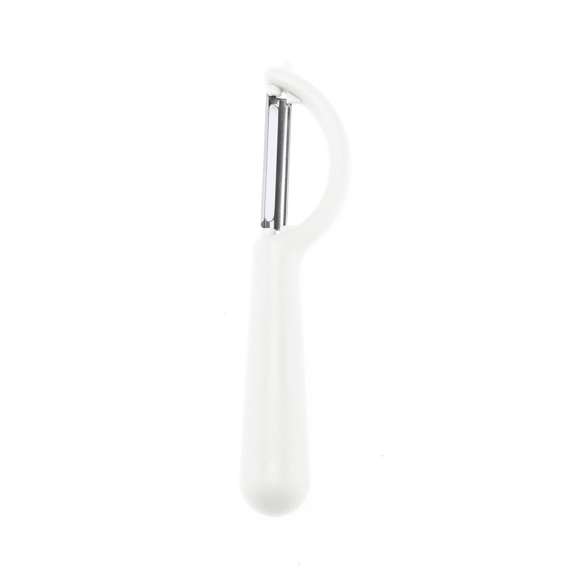 Unique Bargains Plastic Apple and Potato Peeler with Ergonomic Handle White 6.5x1.4 inch