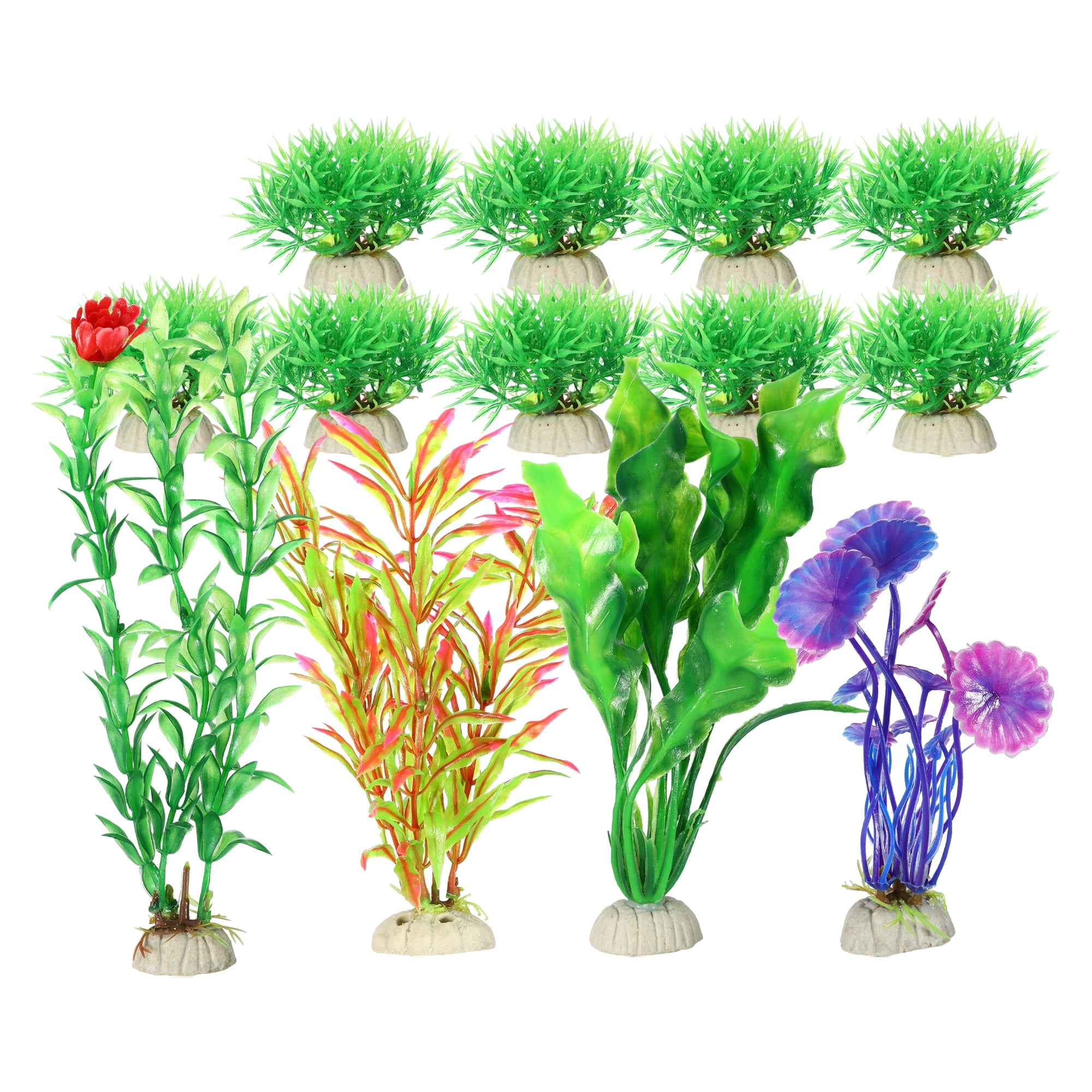 Yirtree Artificial Seaweed Water Plants for Aquarium, Plastic Fish Tank  Plant Decorations 