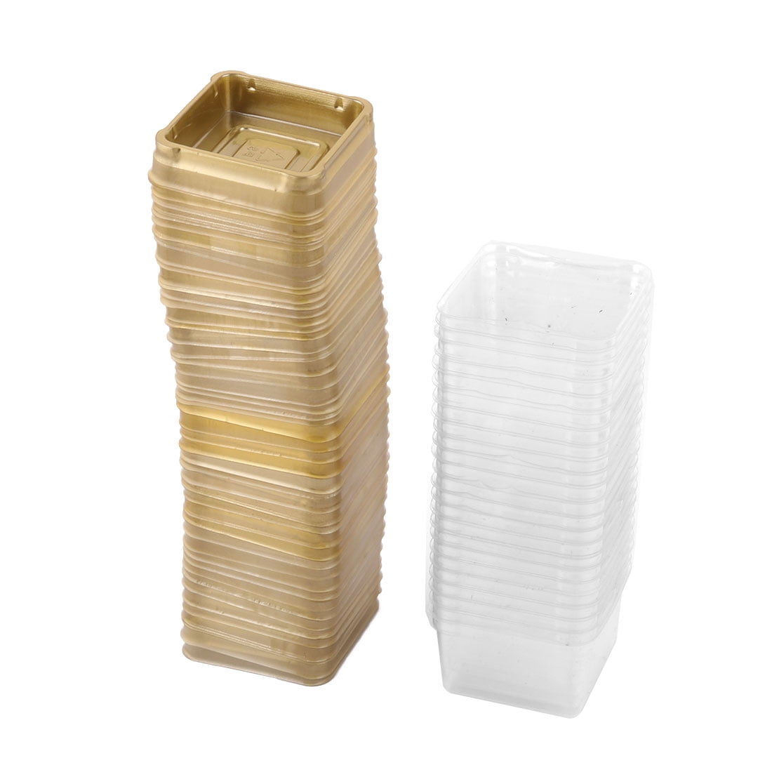 Unique Bargains Plastic Cake Muffin Home Bakery Boxes Container Holder