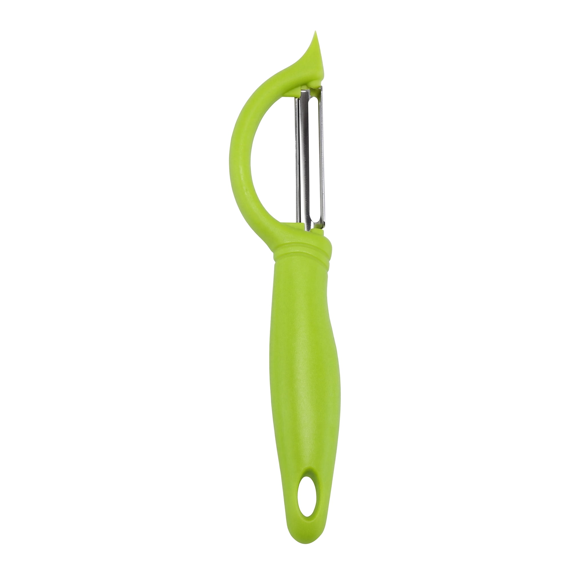 Unique Bargains Plastic Durable Potato Peeler with Ergonomic Handle Green 7.1x1.3 inch