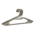 thumbnail image 1 of Unique Bargains Plastic Durable Space Saving Clothes Hangers 10 Packs Gray, 1 of 6