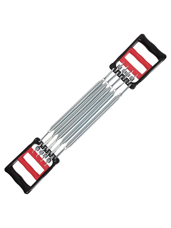 Plastic Handle 5 Springs Chest Arm Expander Exerciser Equipment Red Black