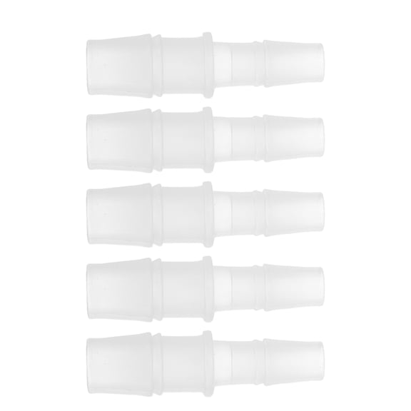Unique Bargains Plastic Hose Barb Fitting 5/16" to 7/16" Hose ID Connectors Aquarium Plastic Clear 5 Pcs