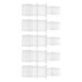 thumbnail image 1 of Unique Bargains Plastic Hose Barb Fitting 7/16" to 5/8" Hose ID Connectors Aquarium Plastic Clear 5 Pcs, 1 of 7