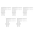 thumbnail image 1 of Unique Bargains Plastic Hose Barb Fitting 9/16" Hose Barb G3/8 Male NPT Elbow Barbed Adapter Aquarium PP Clear 5 Pcs, 1 of 7