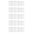 thumbnail image 1 of Unique Bargains Plastic Hose Barb Fitting 9/16" to 5/8" Hose ID Connectors Aquarium Plastic Clear 5 Pcs, 1 of 7