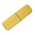 thumbnail image 1 of Unique Bargains Plastic Lightweight Toothbrush Travel Case Traveling for Travel Business 2.36"x1.57"x7.87" Yellow, 1 of 7
