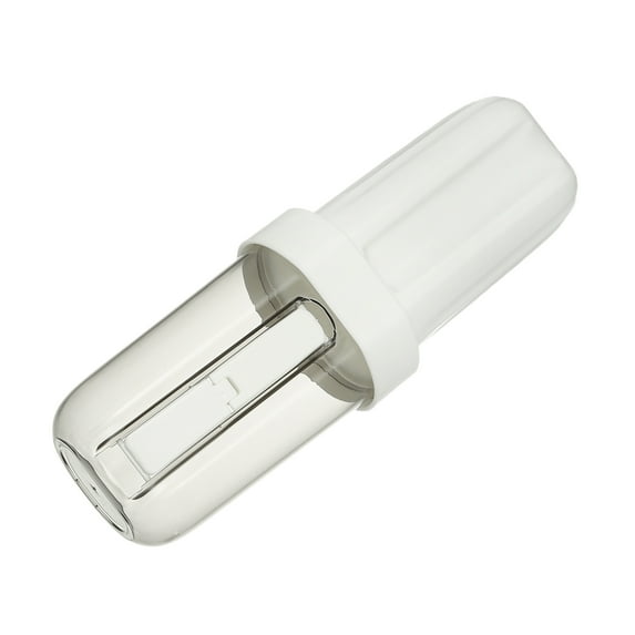 Unique Bargains Plastic Lightweight Toothbrush Travel Case Traveling for Travel Business 2.99"x2.83"x8.27" White