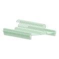 thumbnail image 1 of Unique Bargains Plastic Non-Slip Hangers Clothes Hangers with Pinch Clips 20 Pcs Green, 1 of 6