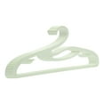 thumbnail image 1 of Unique Bargains Plastic Non-Slip Hangers Durable Clothes Hangers 10 Pcs Green, 1 of 6