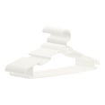thumbnail image 1 of Unique Bargains Plastic Non-Slip Hangers Space Saving Clothes Hangers 20 Packs White, 1 of 6