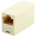 thumbnail image 1 of Unique Bargains Plastic RJ45 Double Female Telephone Jack Adapter Connector for Phone Line, 1 of 6