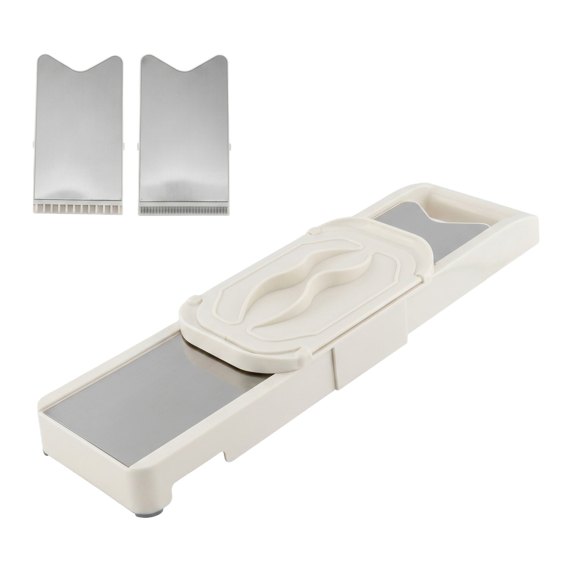 Unique Bargains Plastic Rust-Free Steel Slicer with Ergonomic Handle 2 in 1(E) 14.8"x3.9"