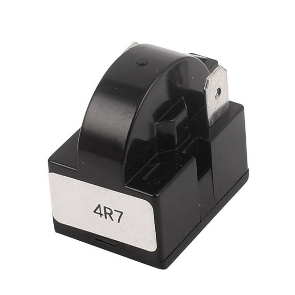 Unique Bargains Plastic Shell 4.7 Ohm 2 Terminals PTC Starter Relay for Refrigerator Black