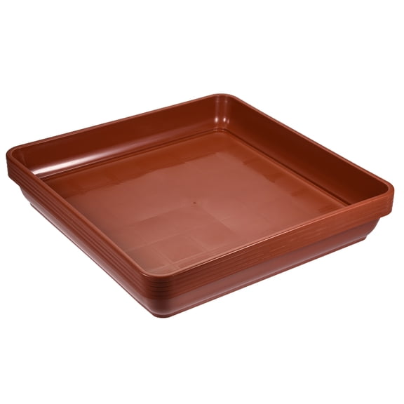 Unique Bargains Plastic Square Plant Saucers Flower Drip Tray 16"
