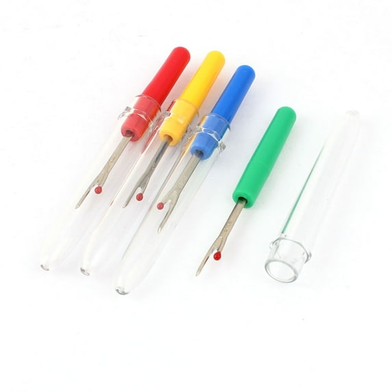 Unique Bargains Plastic Thread Cutter Seam Stitch Sewing Tool 4 Pcs