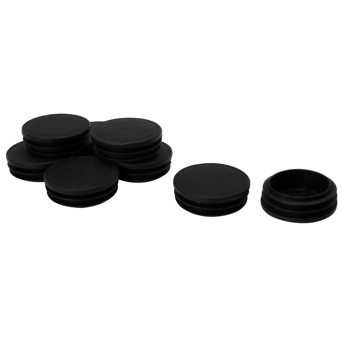 Unique Bargains Plastic Tube Inserts End Caps 8 Pcs Furniture 1.88" OD 1.81"-1.89" ID