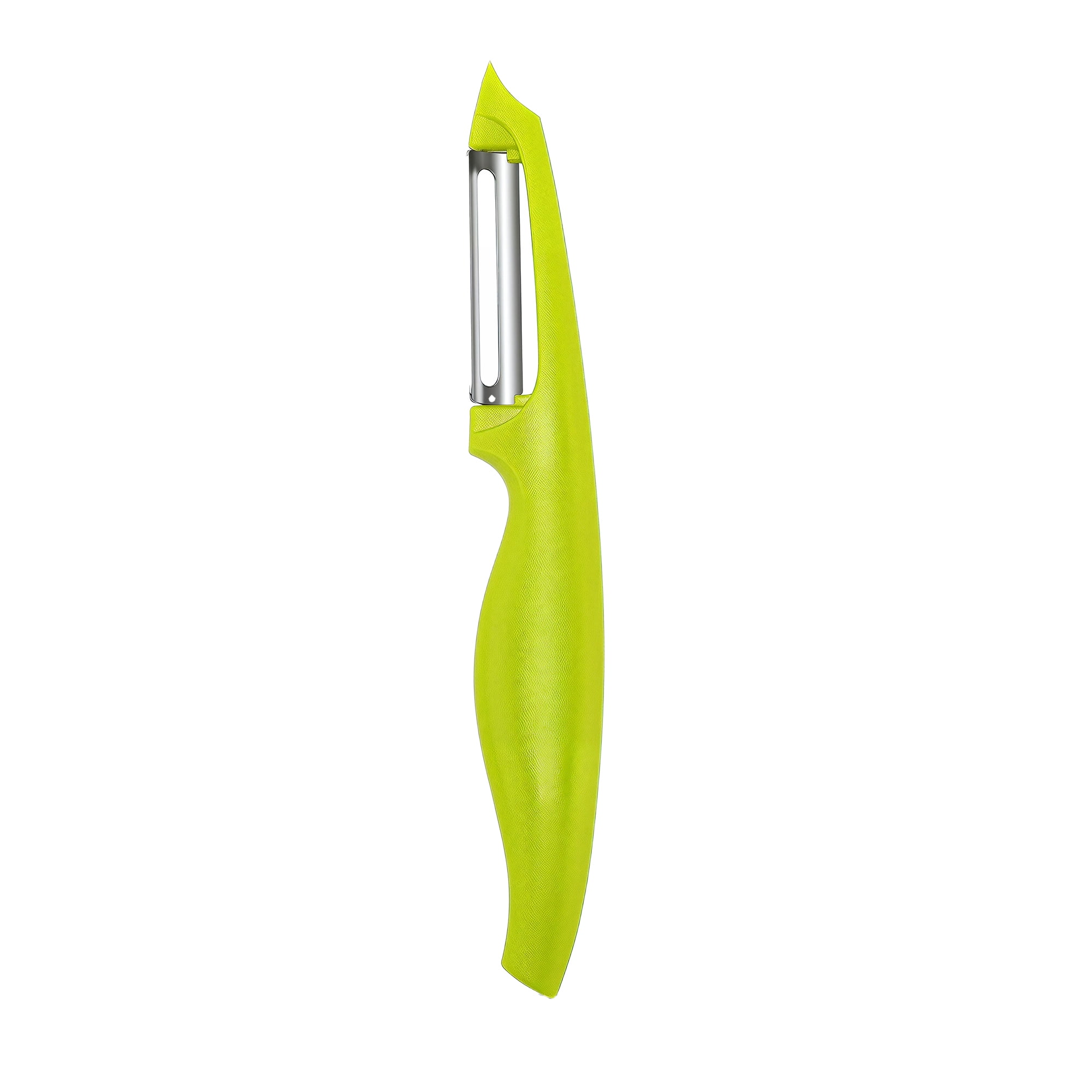 Unique Bargains Plastic Vegetable Peeler with Comfortable Ergonomic Handle Green 7.3x1 in