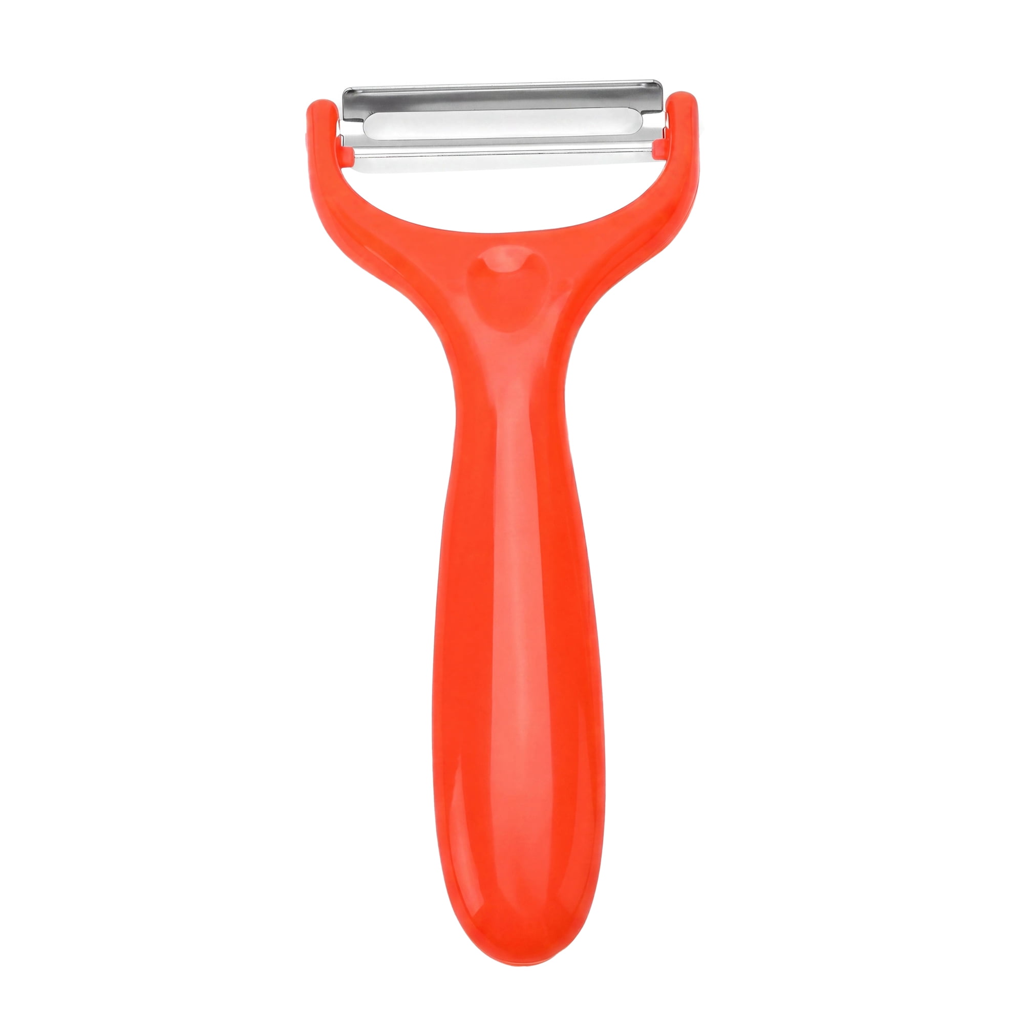 Unique Bargains Plastic Vegetable Peeler with Ergonomic Handle Bright Red 5.9x2.4x0.6 inch